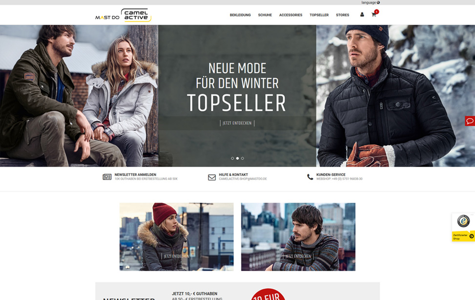 mastdo camel active Online-Shop
