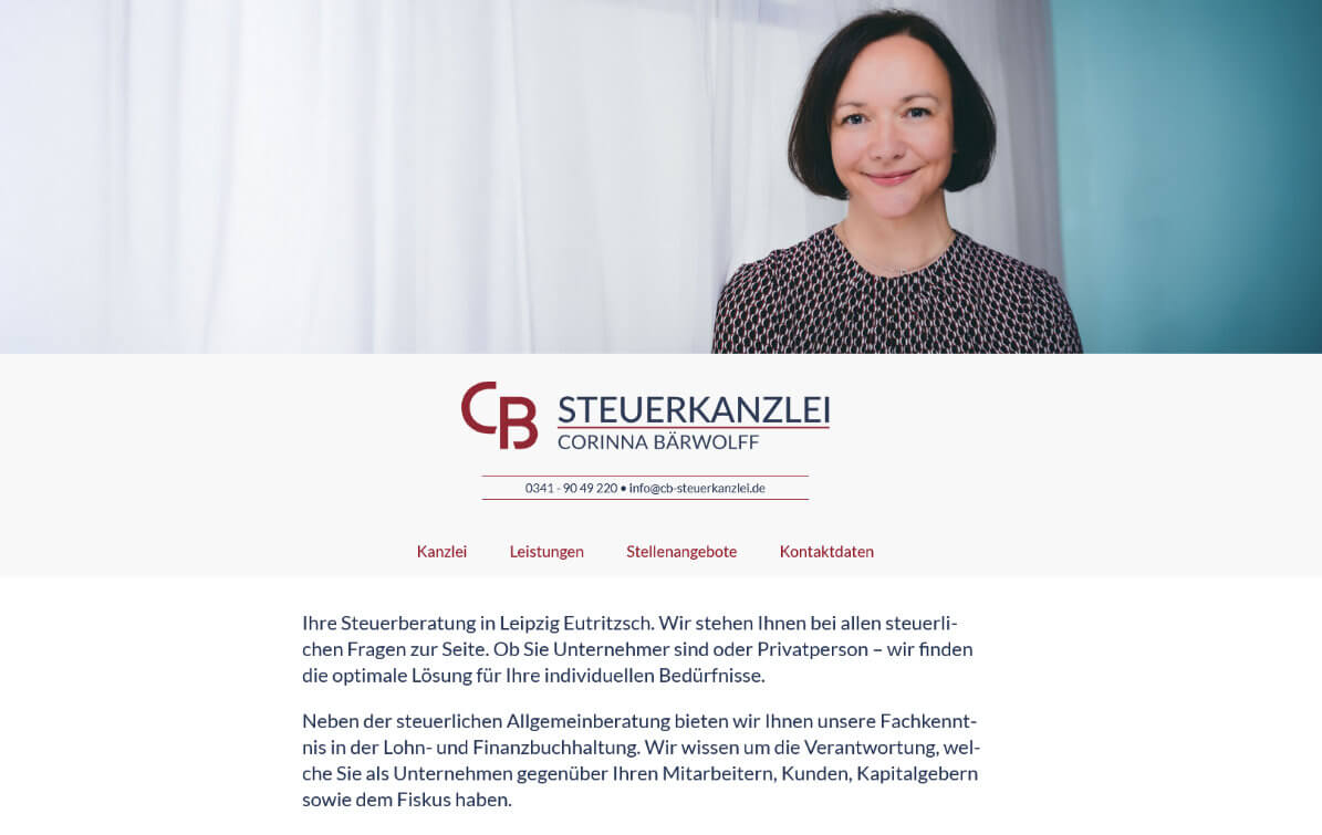 cb-steuerkanzlei.de - Steuerberaterin Corinna Bärwolff