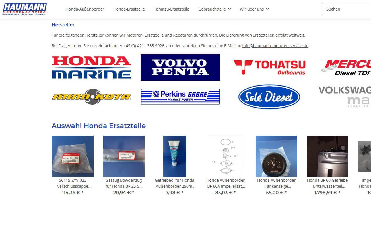 JTL - Shop und Wawi Haumann Motoren Service